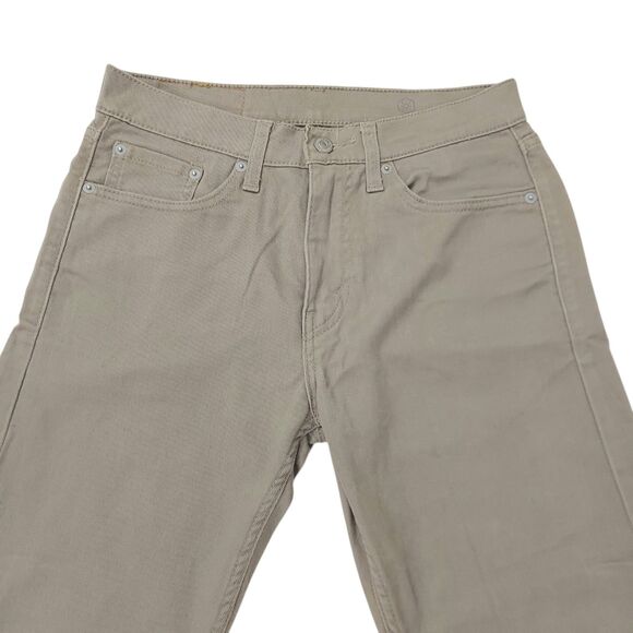 Levi's Warm Jeans Mens 28x29 Brown Cotton Blend Straight Soft 505 Work Outdoor - Picture 2 of 13